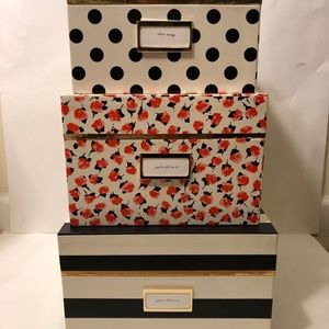 Kate Spade Nesting Boxes Set of 3